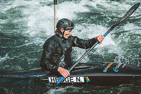 WashTec sponsors local Augsburg professional canoeist Noah Hegge